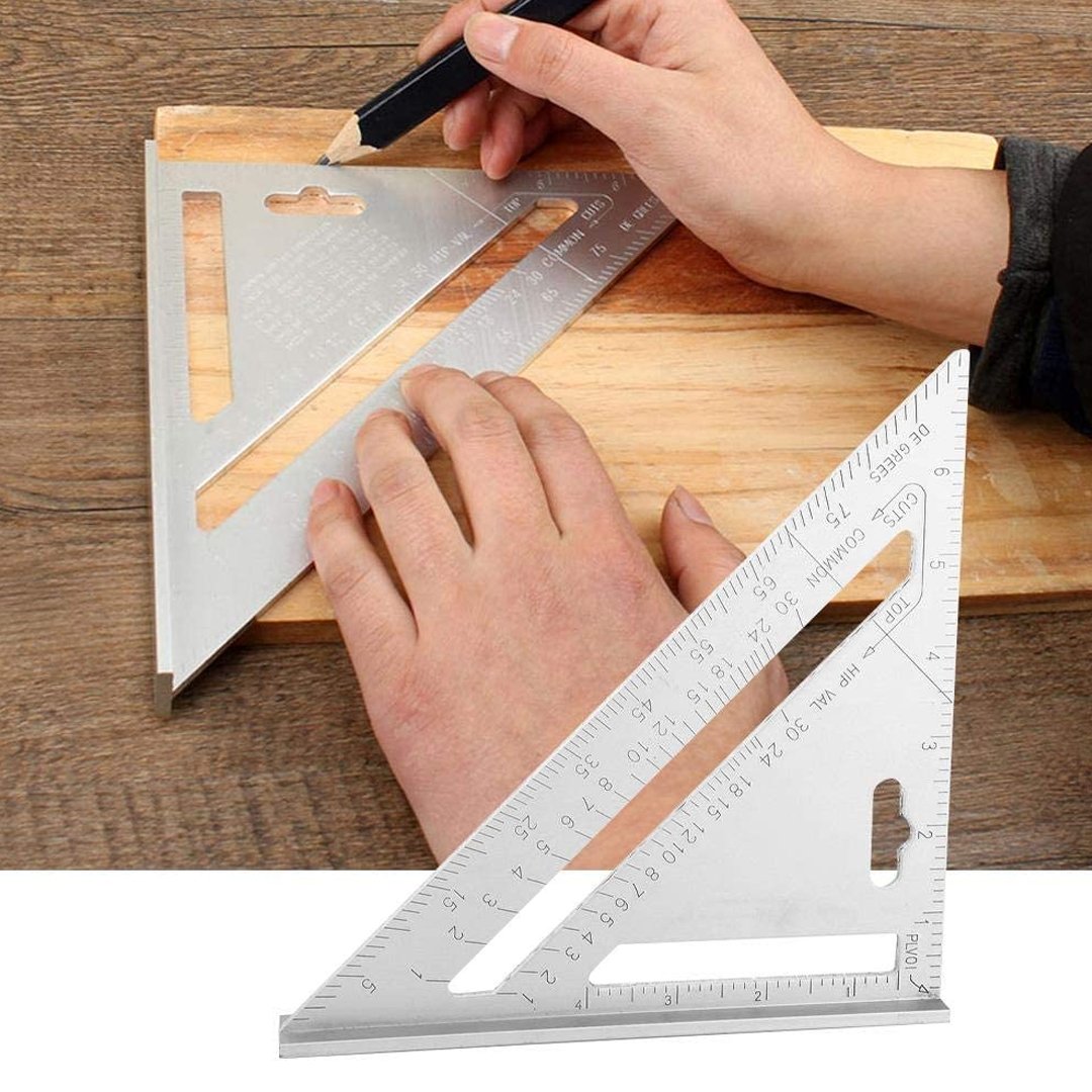 Avtoit | Aluminum alloy triangle and square ruler