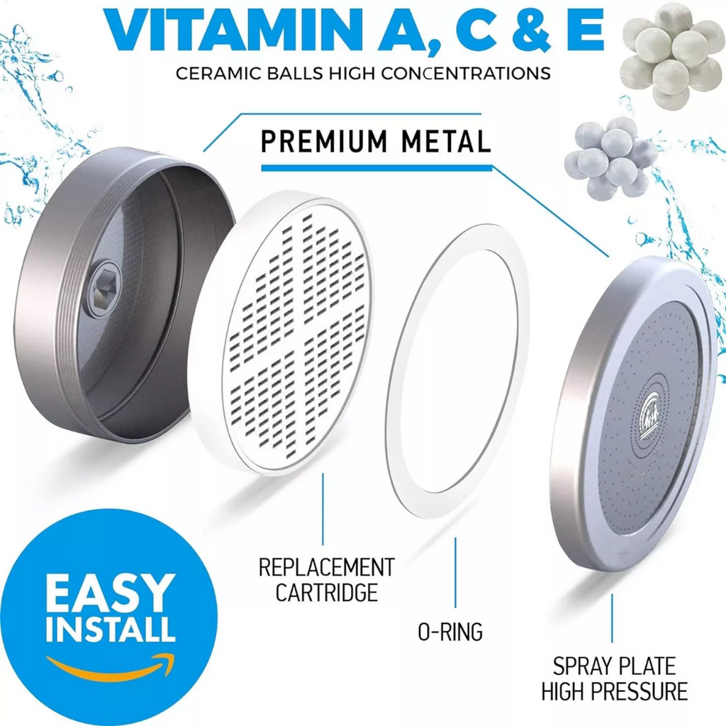 Avtoit | Filtered Showerhead – Naturally Enhances Skin Radiance & Hair Health