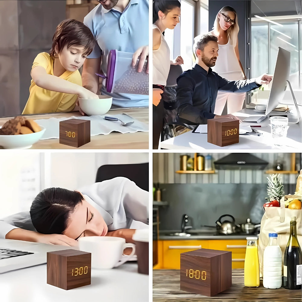 Avtoit | Modern Cube LED Alarm Clock