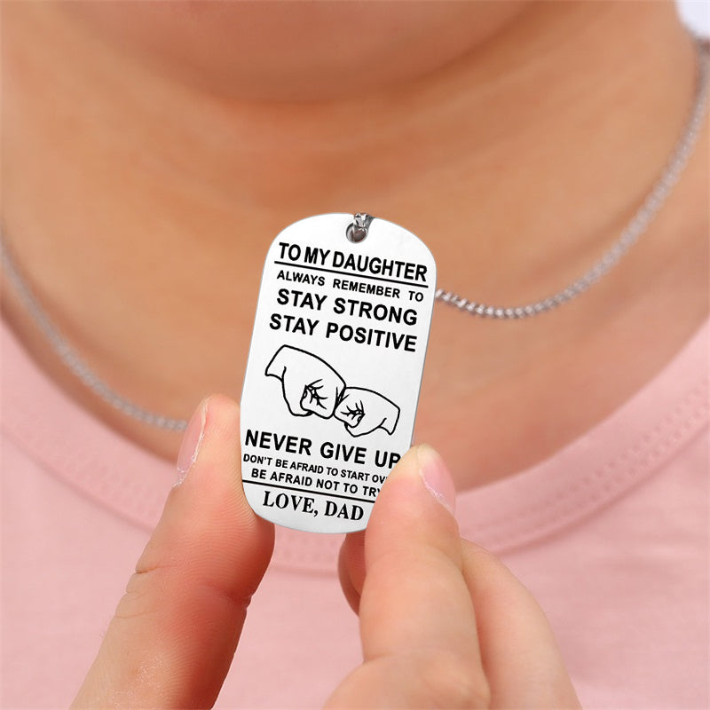 Avtoit | English Alphabet Stainless Steel Necklace