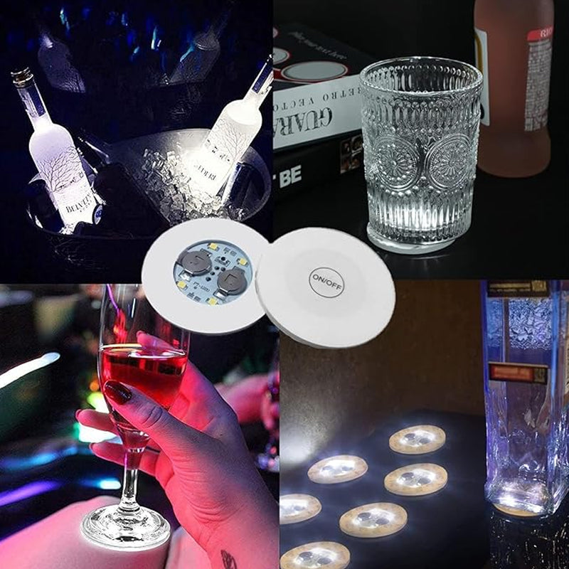 Avtoit | LED glowing bottle stickers and coasters