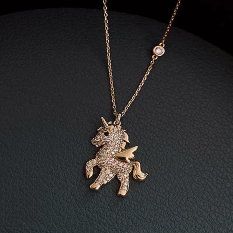 Avtoit | Beautiful Angel Horse Pendant Necklace