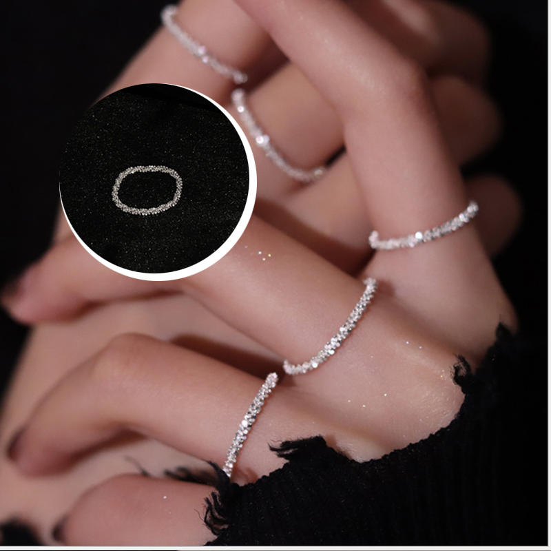 Avtoit | Simple thin glitter ring