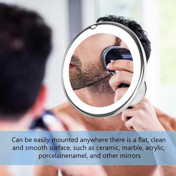 Avtoit | 10x magnification LED illuminated makeup mirror