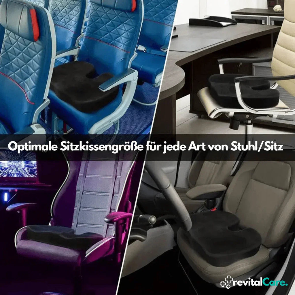 Avtoit | Ergonomic 4D Comfort Seat Cushion with Orthopedic Support