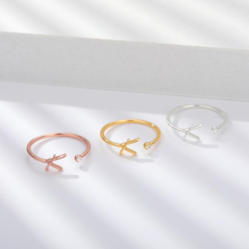Avtoit | Stainless Steel A-Z 26 Letters Rings