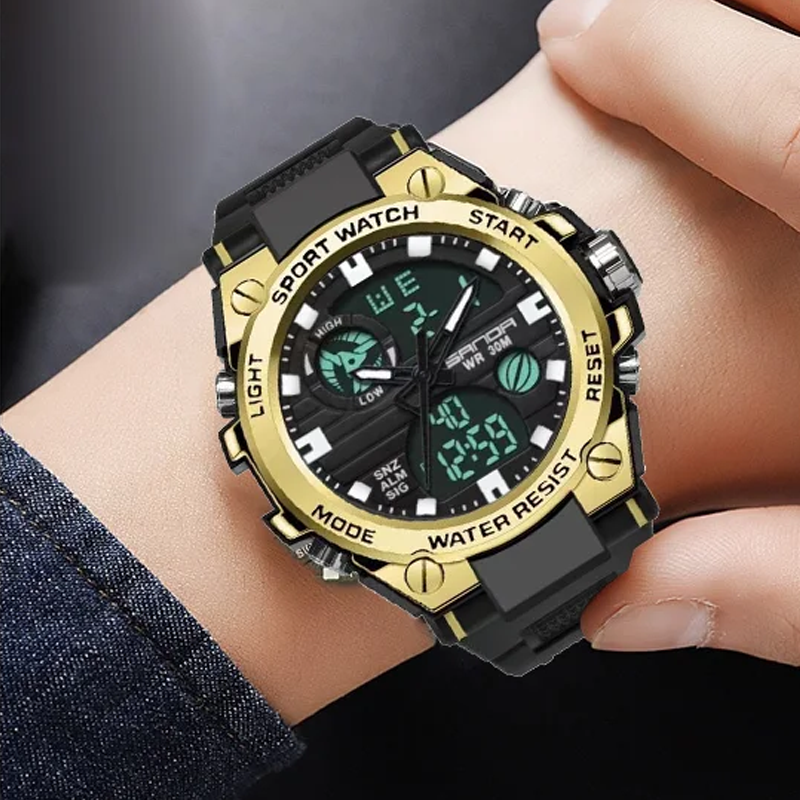 Avtoit | Men's Double Display Waterproof Luminous Watch