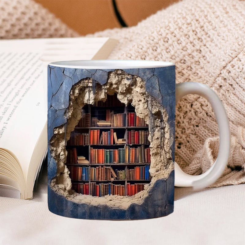 Avtoit | 3D Bookshelf Mug