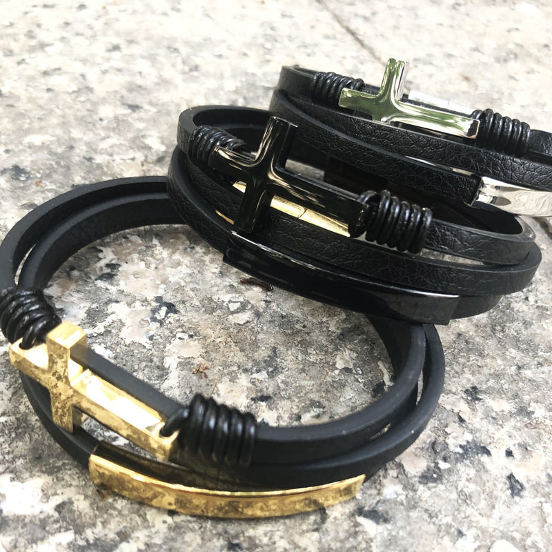 Avtoit | Multi-layered cross bracelet