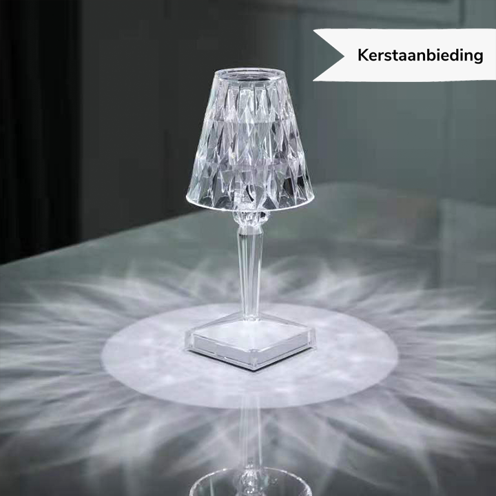 Avtoit | LuxeCrystal Premium LED Table Lamp | Wireless | Dimmable Crystal Lighting | Mood Light & Decoration