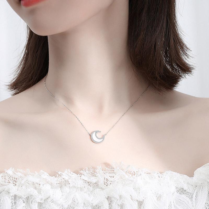 Avtoit | Fashion Rhinestone Moon Necklace