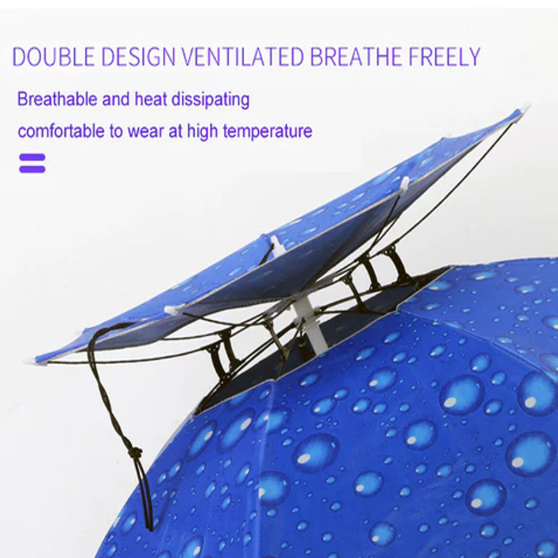 Avtoit | Outdoor Double-Layer Rain Umbrella Hat