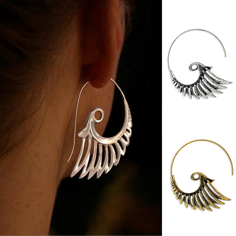 Avtoit | Vintage Peacock Tassel Earrings
