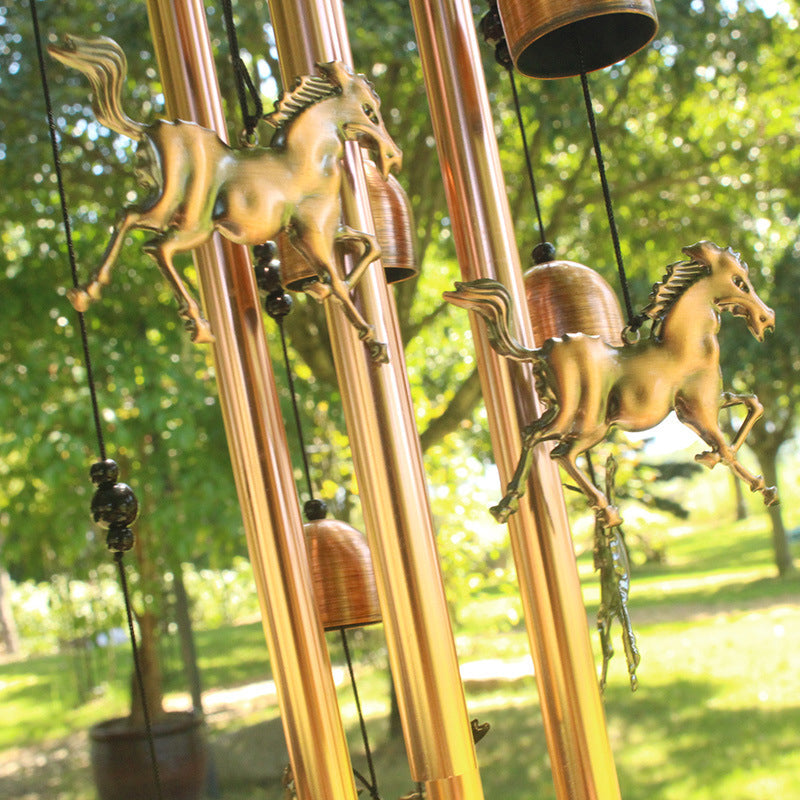 Avtoit | Retro Bronze Horse Wind Chime