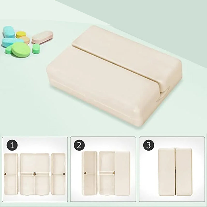 Avtoit | Portable Magnetic Pill Box with 7 Compartments