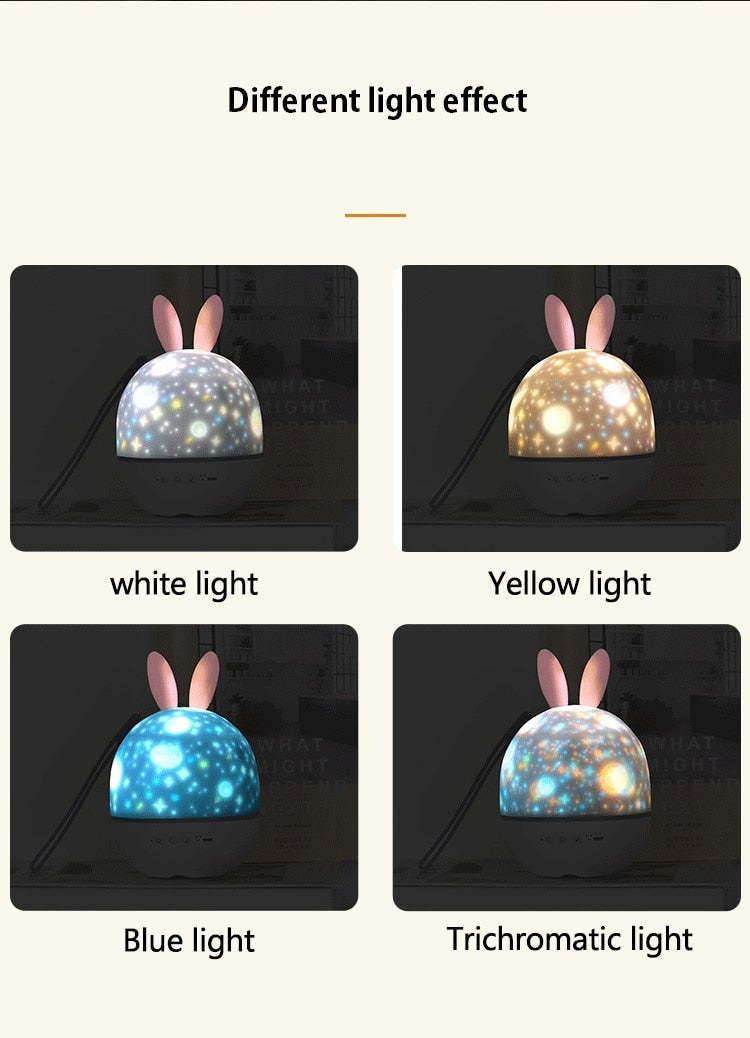 Avtoit | LED Universe Stars Bunny Projector Night Light