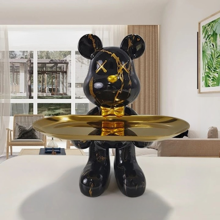 Avtoit | BearServe - Bear Sculpture with Tray