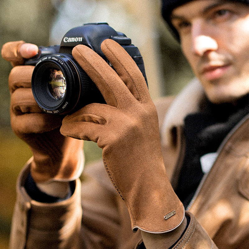 Avtoit | Cold-resistant suede gloves