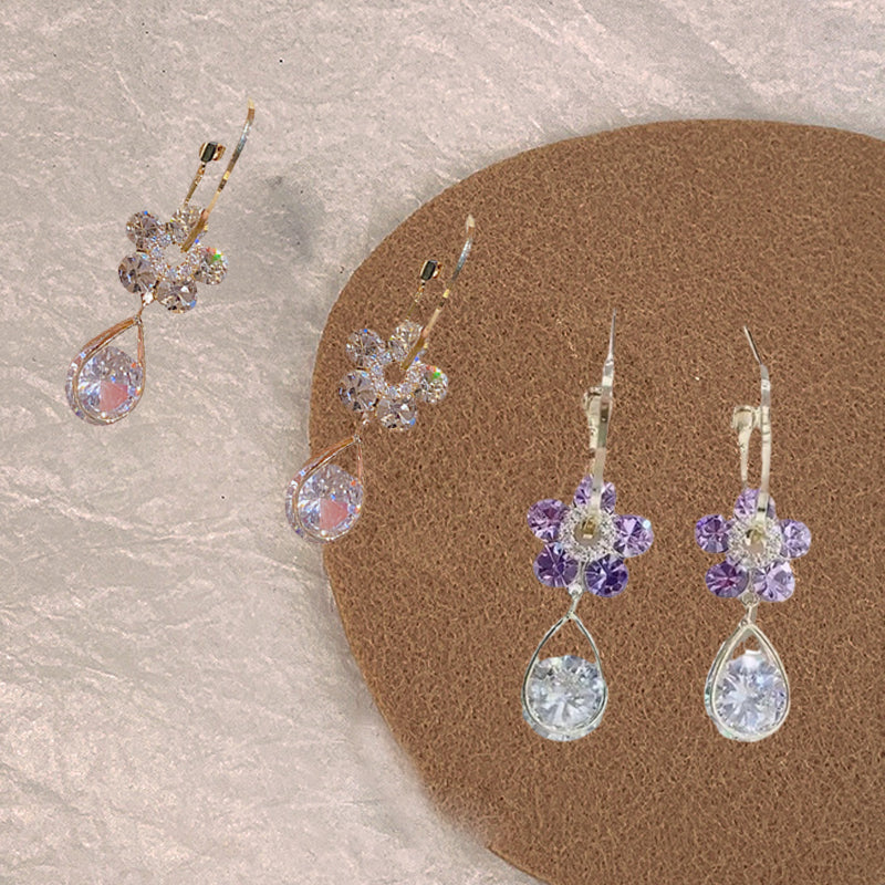 Avtoit | Fashion Flower Crystal Earrings