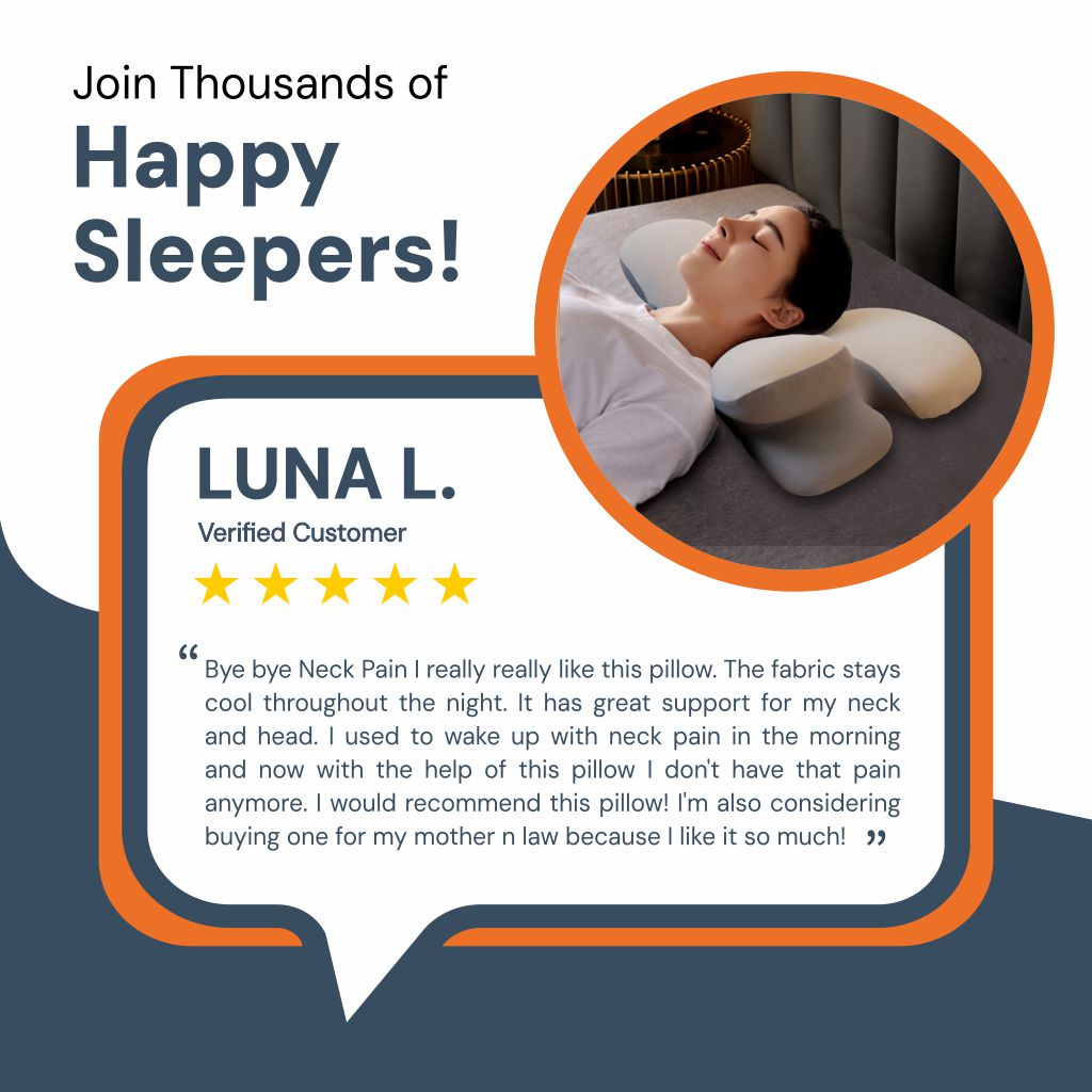 Avtoit | Side Sleeper Pillow | Ergonomic Memory Foam for Neck Pain Relief & Comfortable Sleep |Best Pillow for Back Pain