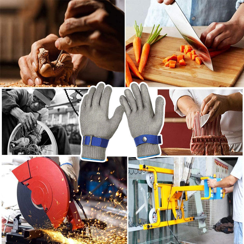 Avtoit | Stainless Steel Mesh Metal Laboratory Protective Gloves