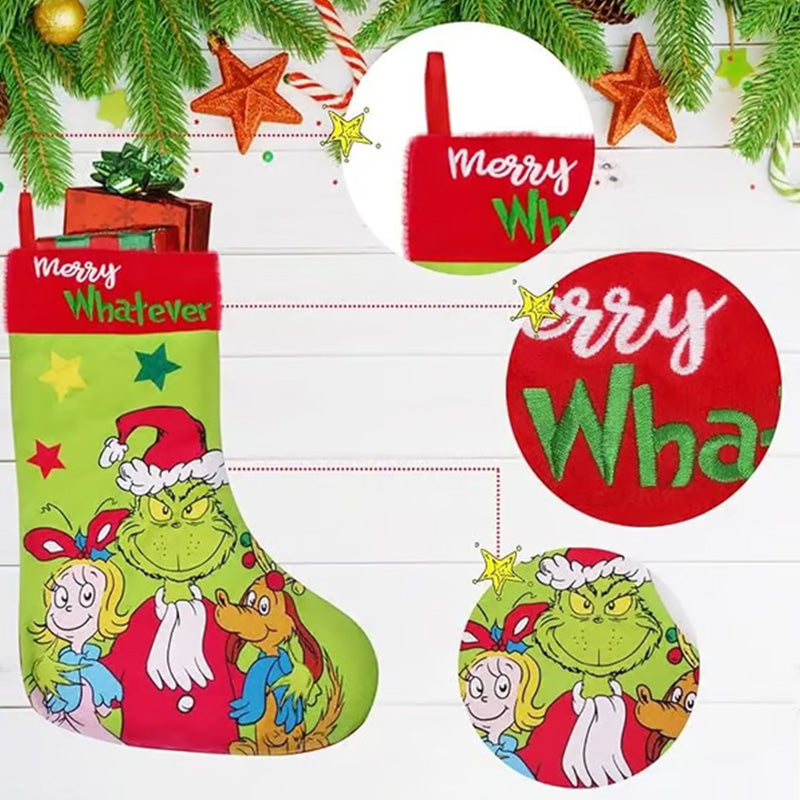 Avtoit | Green Christmas Stockings Christmas Decorations