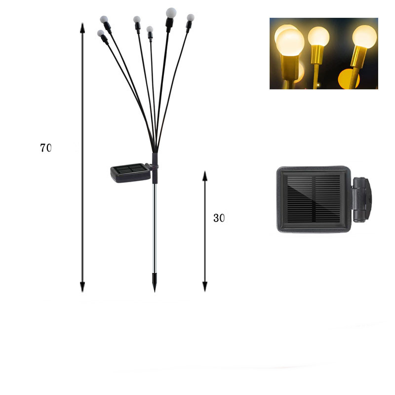 Avtoit | LED Solar Garden Light with Flexible Light Balls – Waterproof Decorative Light for Beds and Paths