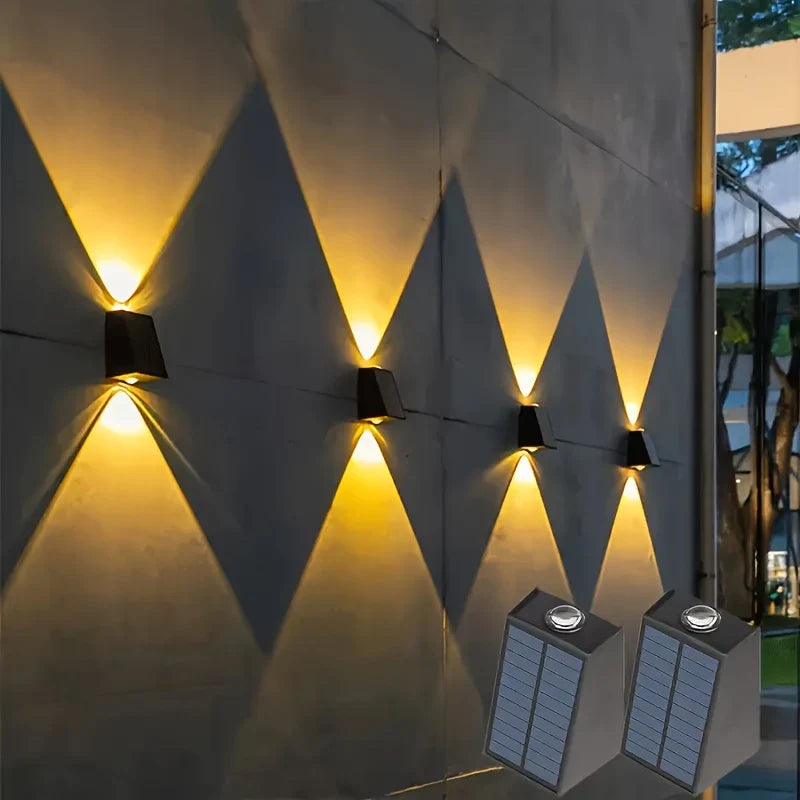 Avtoit | Modern LED outdoor wall light with up & down light – Waterproof wall lamp for house facade and entrance area