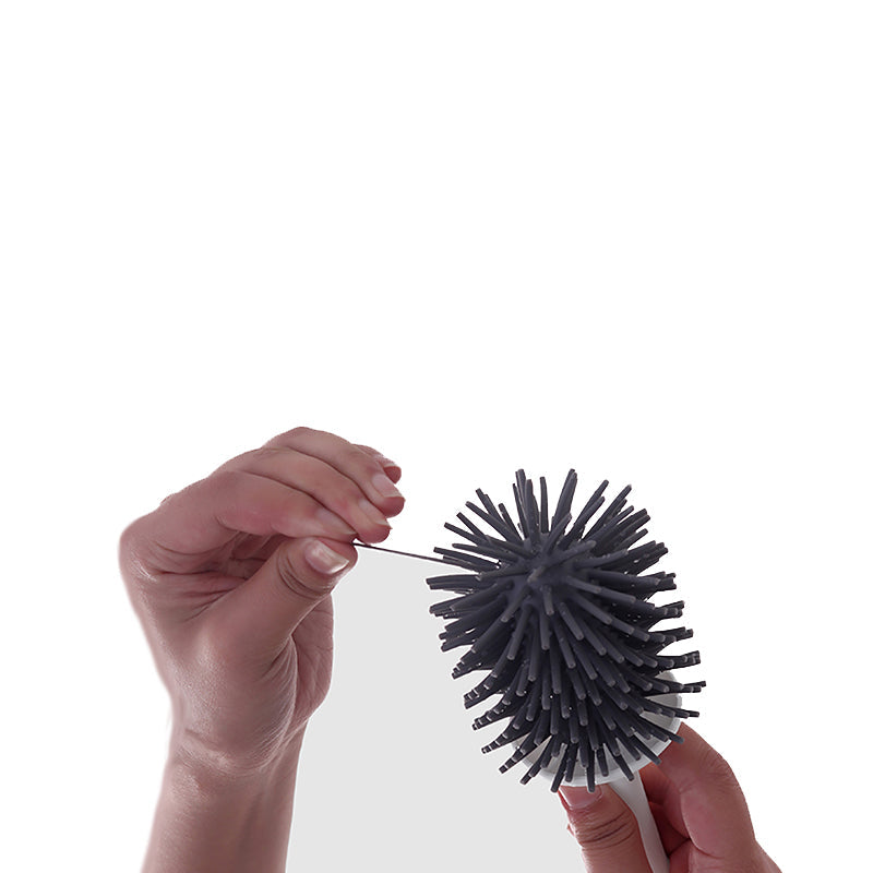 Avtoit | Silicone Toilet Brush with Holder | Modern, Efficient Loo Brush for Home Cleaning