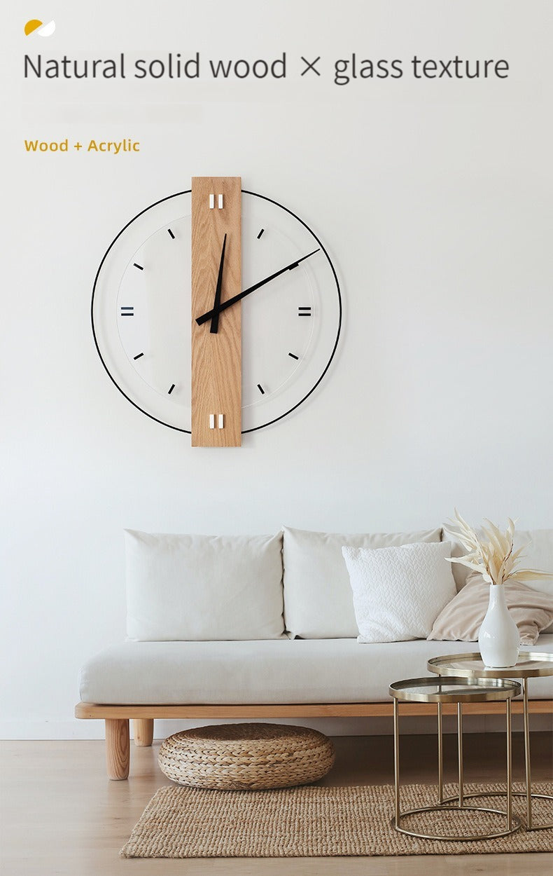 Avtoit | Solid Wood Nordic Wall Decoration Clock 40cm