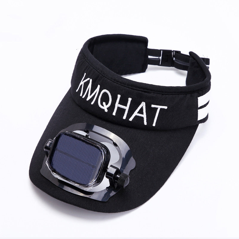Avtoit | Sun Visor Hat with Solar Powered Fan, for Camping, Hiking