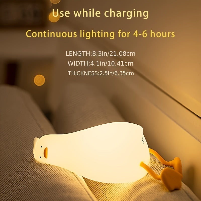Avtoit | Sleeping Duck Lamp - Rechargeable Dimmable Silicone Night Light