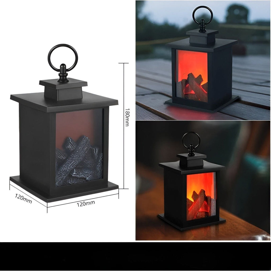 Avtoit | RadiantFlame LED Lantern – Realistic Flame Table Lamp for Cosy Ambient Lighting