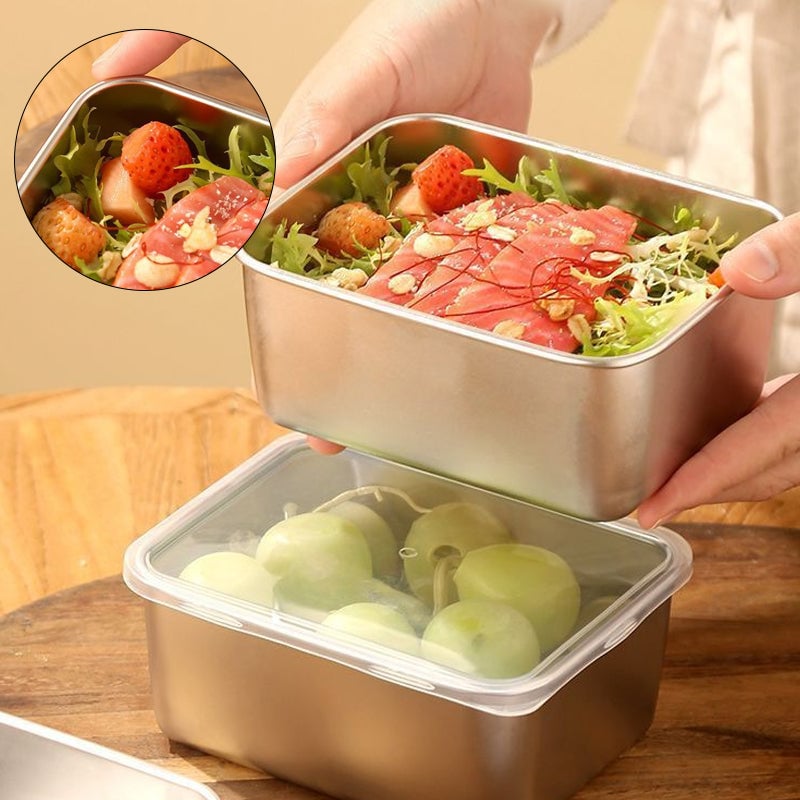 Avtoit | Stainless Steel Food Storage Container with Lid, Lunch, Snack Storage Box