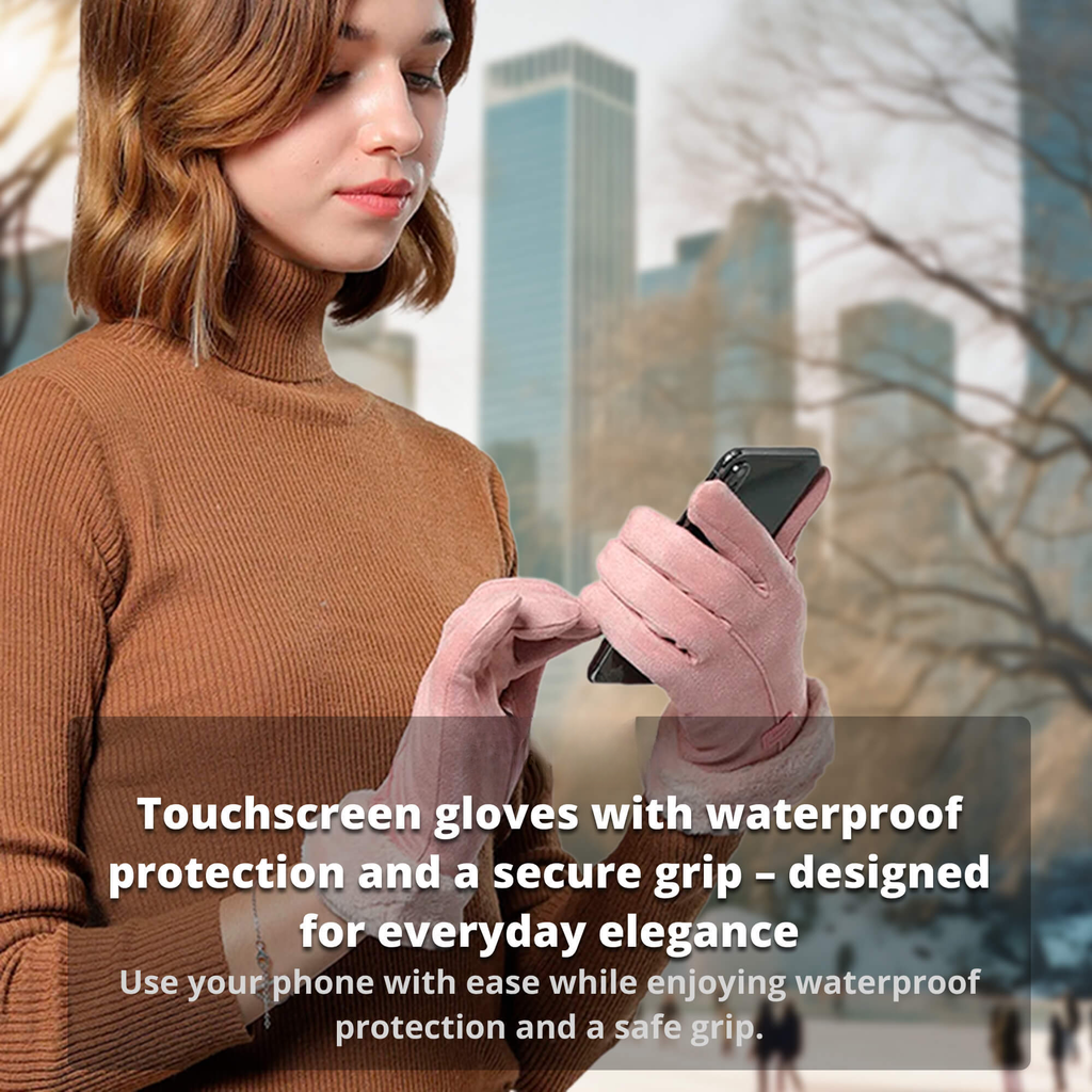 Avtoit | Heated Gloves for Women UK – Ladies Thermal Waterproof Winter Gloves with Touch Screen & USB Rechargeable Warm Design