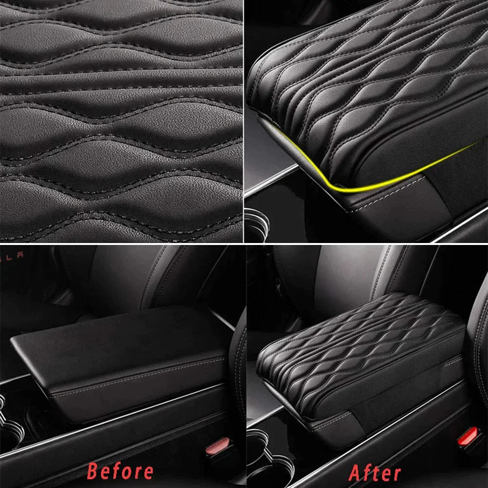 Avtoit | Armrest cushion in leather (Universal style)