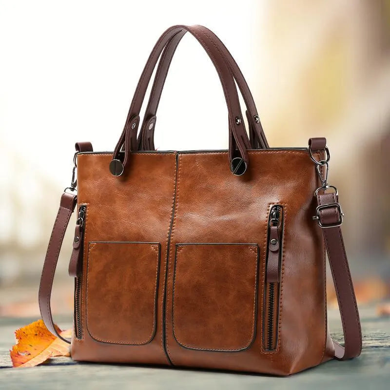 Avtoit | Elly – Women’s Vintage Leather Shoulder Bag | Handmade & Elegant Design