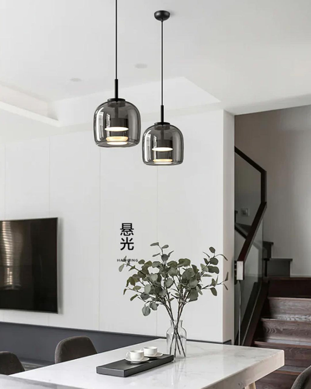 Avtoit | Valentino pendant light - Smoke - Set of 2