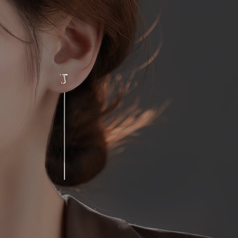 Avtoit | Shiny Alphabet Earrings
