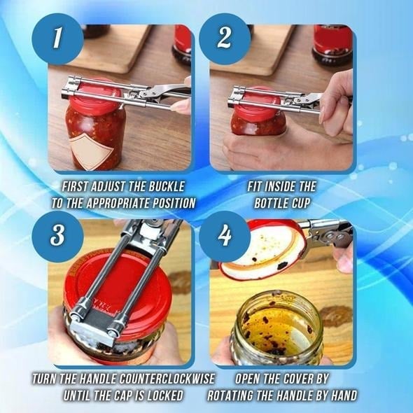 Avtoit | Adjustable Multifunctional Stainless Steel Can Opener