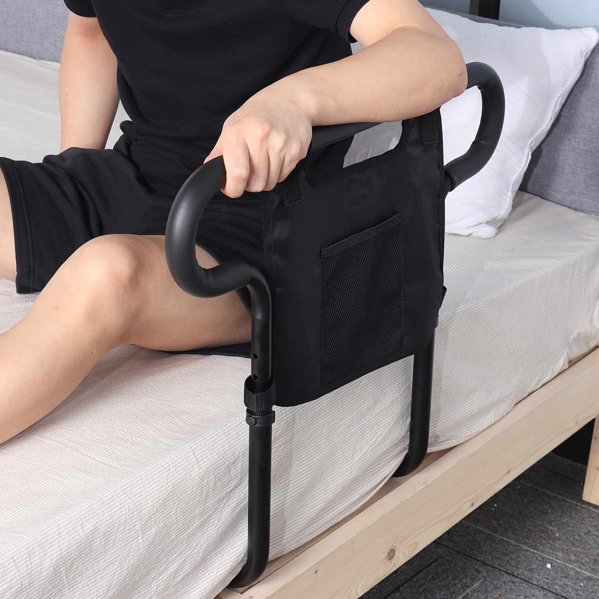 Avtoit | Universal Senior Bed Rail – Reliable Elderly Assist with Storage Pouch