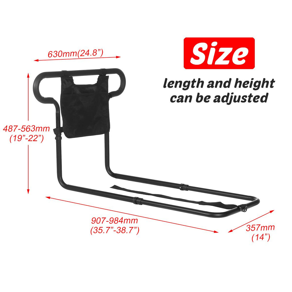 Avtoit | Universal Senior Bed Rail – Reliable Elderly Assist with Storage Pouch