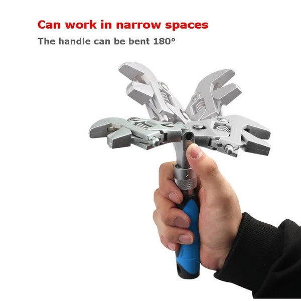 Avtoit | 5 In 1 Telescopic Shaking Head Ratchet Wrench