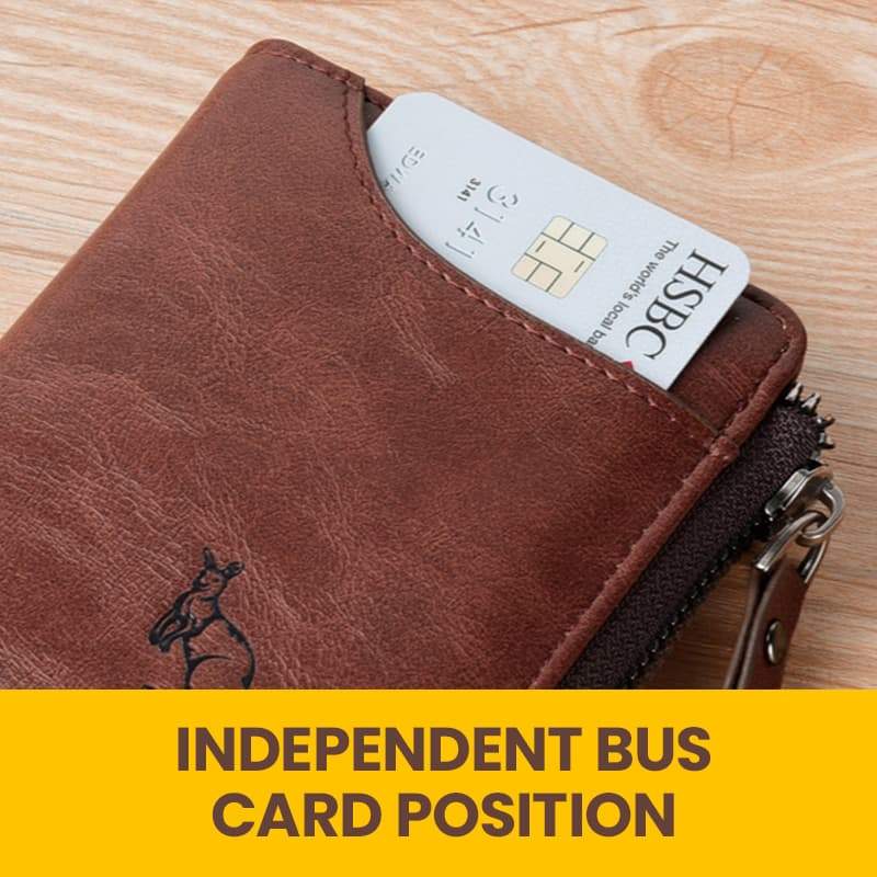 Avtoit | Men's Essentials-Multi-functional RFID Blocking Waterproof Durable PU Leather Wallet
