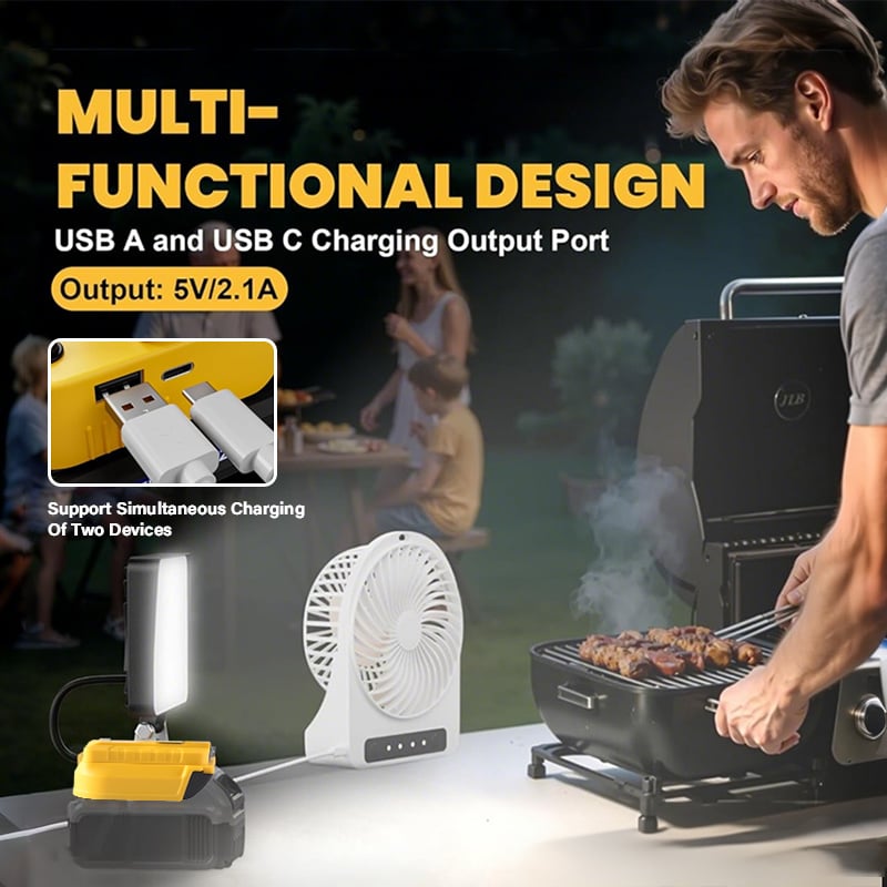 Avtoit | Battery LED work light 3000 LM – Eye-friendly & with heat dissipation
