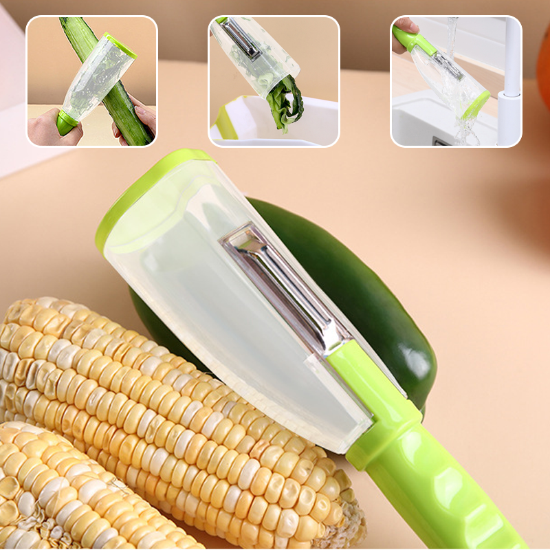 Avtoit | Multifunctional Peeler with Storage Box