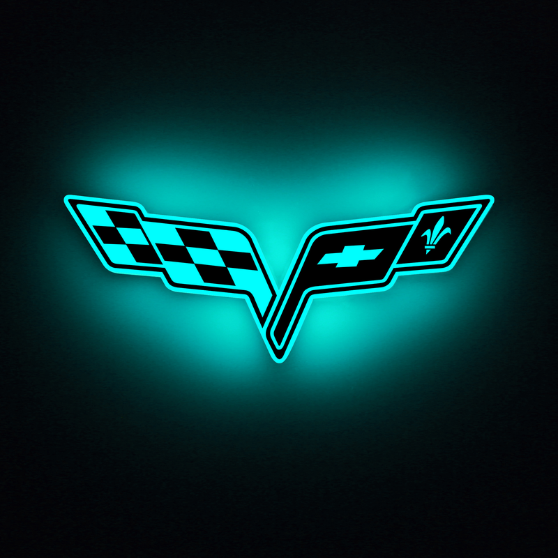 Corvette C6 LED Car Badge