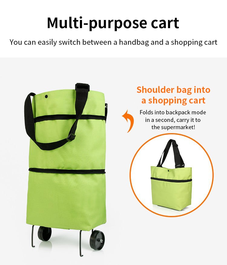 Avtoit | Foldable green shopping bag