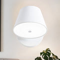 Avtoit | Pink/Yellow/Black Cone Wall Lamp Macaron 1 Light Metal Wall Light in White/Warm Light