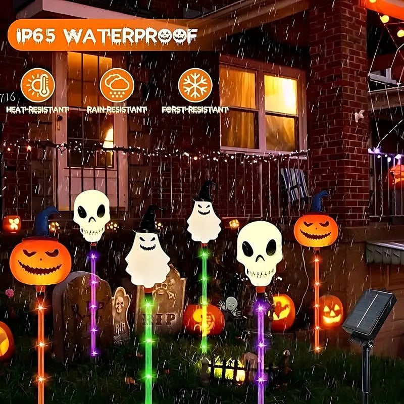 Avtoit | 6 in 1 Halloween Solar Garden Lights